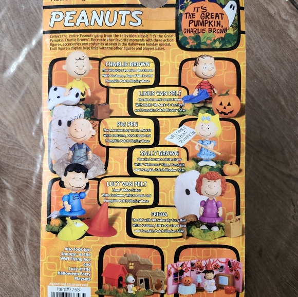 Peanuts Pig Pen Figure with Dirt Cloud Accessory Halloween 2003 - Picture 7 of 12